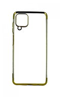 TopQ Frame Samsung A12 silicone gold 58359 - Phone Cover
