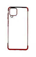 TopQ Frame Samsung A12 silicone red 58358 - Phone Cover