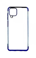 TopQ Frame Samsung A12 silicone blue 58356 - Phone Cover