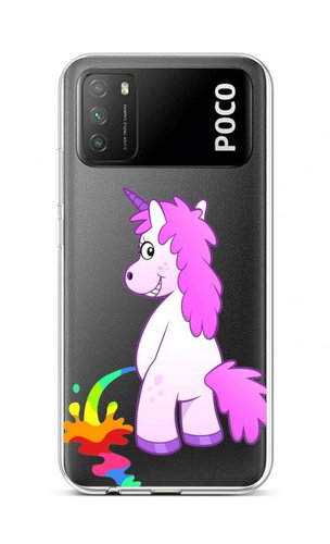TopQ Xiaomi Poco M3 silicone Rude Unicorn 57852 - Phone Cover - Main image