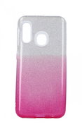 TopQ Samsung A20e glitter silver-pink 41940 - Phone Cover
