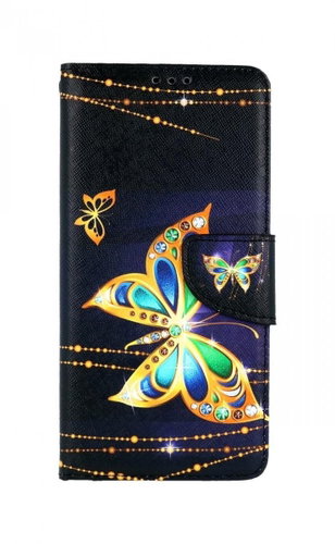 TopQ Xiaomi Redmi Note 10 Pro booklet Golden butterfly 58093 - Phone Case - Main image