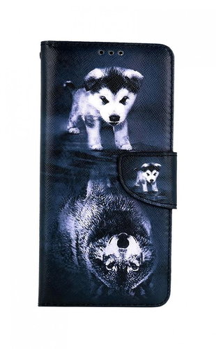 TopQ Xiaomi Redmi Note 10 Pro book Reflection of the wolf 58060 - Phone Case - Main image