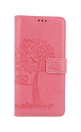 TopQ Samsung A52 booklet Pink tree owls 57712 - Phone Case