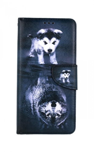 TopQ Xiaomi Poco X3 book Reflection of the wolf 58296 - Phone Case - Main image
