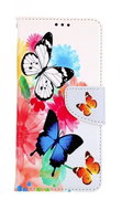 TopQ Samsung A52 booklet Colorful with butterflies 57625 - Phone Case
