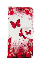 TopQ Samsung A52 booklet Pink butterflies 57700 - Phone Case