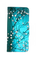 TopQ Xiaomi Mi Note 10 Lite Book Blue with flowers 58345 - Phone Case