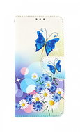 TopQ Xiaomi Mi Note 10 Lite booklet White with butterfly 58347 - Phone Case