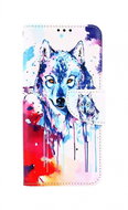 TopQ Xiaomi Mi Note 10 Lite booklet Drawing of a wolf 58340 - Phone Case
