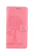 TopQ Xiaomi Redmi Note 8 booklet Pink tree owls 58475 - Phone Case