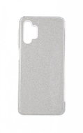 Forcell Samsung A32 glitter silver 59134 - Phone Cover