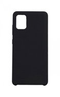 TopQ Gummy Samsung A51 silicone black 59115 - Phone Cover