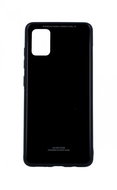 Forcell TopQ GLASS Samsung Galaxy A51 solid black 48454 - Phone Case