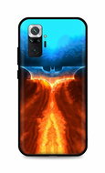 TopQ Xiaomi Redmi Note 10 Pro silicone Fiery Batman 59181 - Phone Cover