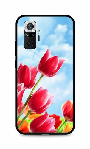 TopQ Xiaomi Redmi Note 10 Pro silicone Tulips 59158 - Phone Cover - Main image