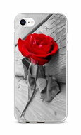 TopQ iPhone SE 2020 silicone Red Rose 58730 - Phone Cover