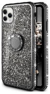 TopQ iPhone 11 silicone Diamond black 49346 - Phone Cover