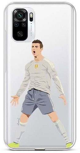 TopQ Xiaomi Redmi Note 10 silicone Footballer 59050 - Phone Cover - Main image