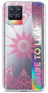 TopQ Realme 8 silicone Pink Mandala 58765 - Phone Cover
