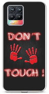 TopQ Realme 8 silicone Don´t Touch Red 58753 - Phone Cover