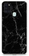 TopQ STYLE Samsung A21s silicone Marble black 58573 - Phone Cover