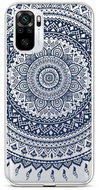TopQ Xiaomi Redmi Note 10 silicone Navy Mandala 59043 - Phone Cover