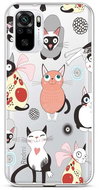 TopQ Xiaomi Redmi Note 10 silicone Cats 2 59010 - Phone Cover