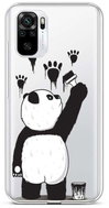 TopQ Xiaomi Redmi Note 10 silicone Rebel Panda 59009 - Phone Cover