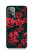 TopQ Samsung A52 silicone Red rosettes 58680 - Phone Cover