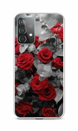 TopQ Samsung A52 silicone Red rose mix 58674 - Phone Cover