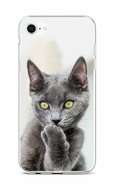 TopQ iPhone SE 2020 silicone Kitten 58784 - Phone Cover