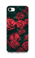 TopQ iPhone SE 2020 silicone Red Rosettes 58687 - Phone Cover