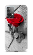 TopQ Samsung A52 silicone Red Rose 58675 - Phone Cover