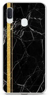 TopQ STYLE Samsung A20e silicone Marble black-gold 58590 - Phone Cover