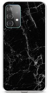 TopQ STYLE Samsung A52 silicone Marble black 58586 - Phone Cover