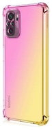 TopQ Xiaomi Redmi Note 10 Silicone Shock iridescent pink-yellow 59059 - Phone Cover