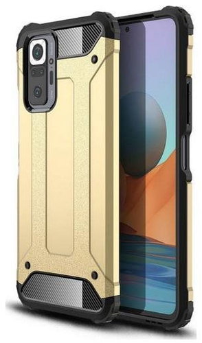 TopQ Xiaomi Redmi Note 10 Pro Panzer gold 58997 - Phone Cover - Main image