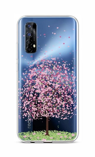 TopQ Realme 7 silicone Blossom Tree 55042 - Phone Cover - Main image
