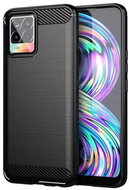 TopQ Realme 8 silicone black 58774 - Phone Cover
