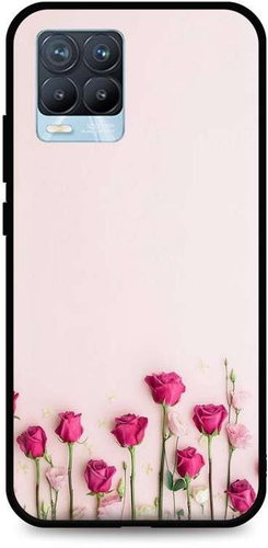 TopQ Realme 8 Pro Silicone Roses 58741 - Phone Cover - Main image