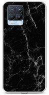 TopQ STYLE Realme 8 Pro Silicone Marble Black 58570 - Phone Cover