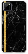 TopQ STYLE Realme C11 Silicone Marble Black-Gold 58565 - Phone Cover