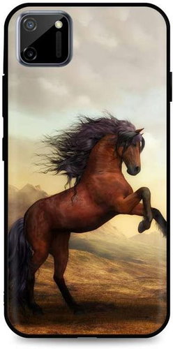 TopQ Realme C11 silicone Brown Horse 54993 - Phone Cover - Main image