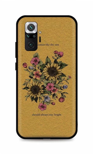 TopQ Xiaomi Redmi Note 10 Pro Silicone Bouquet 59103 - Phone Cover - Main image