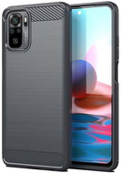 TopQ Xiaomi Redmi Note 10 silicone gray 58895 - Phone Cover