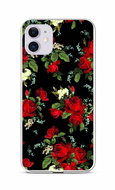 TopQ iPhone 11 silicone Flowers of roses 58805 - Phone Cover