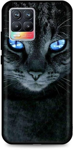 TopQ Realme 8 silicone Dark Cat 58597 - Phone Cover - Main image
