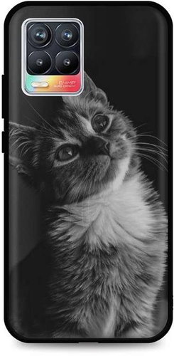 TopQ Realme 8 silicone Cute Cat 58592 - Phone Cover - Main image