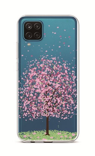 TopQ Samsung A12 silicone Blossom Tree 55831 - Phone Cover - Main image